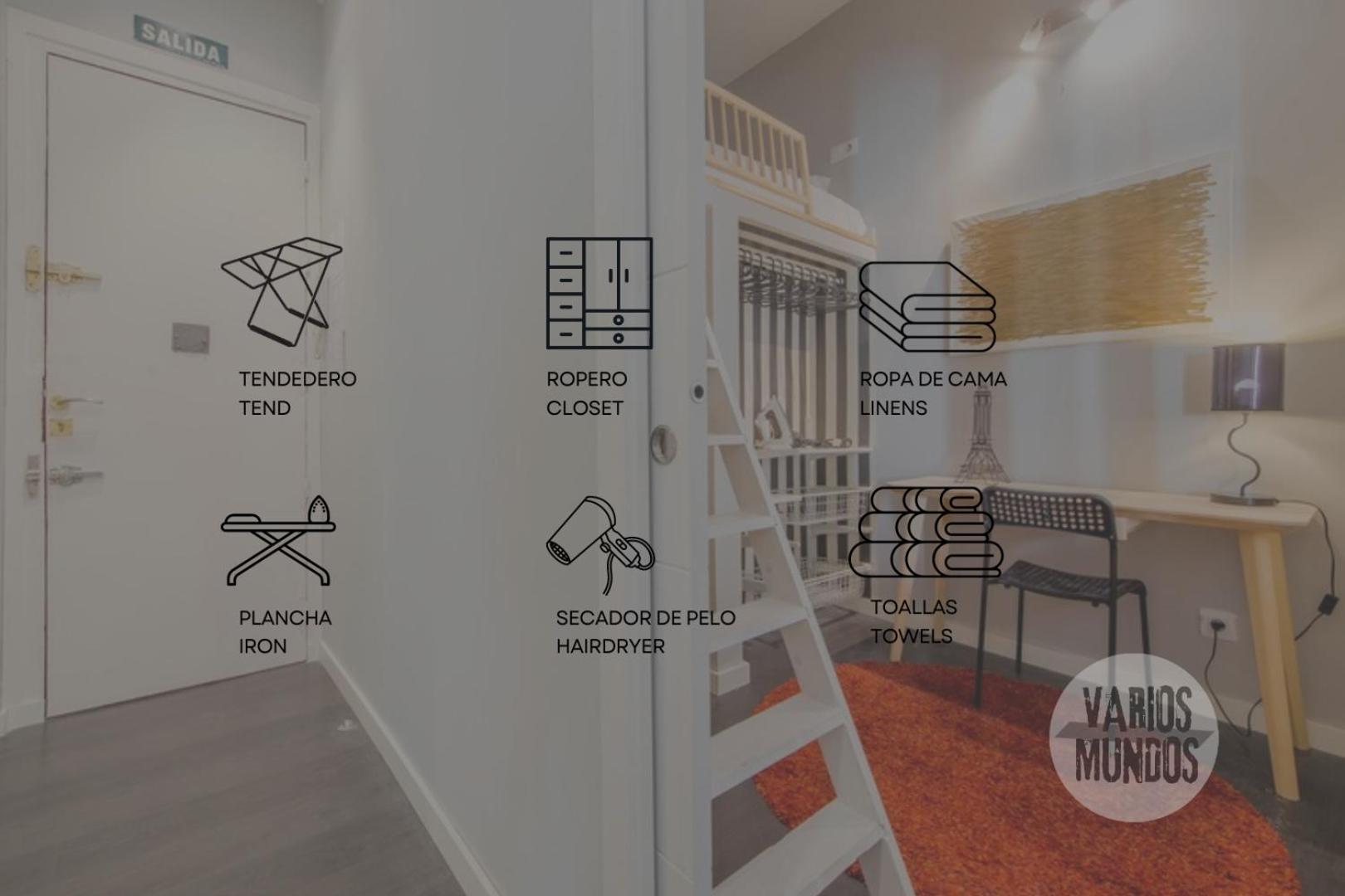 Great Apt Para 6Pax In The Heart Of Madrid Center 외부 사진